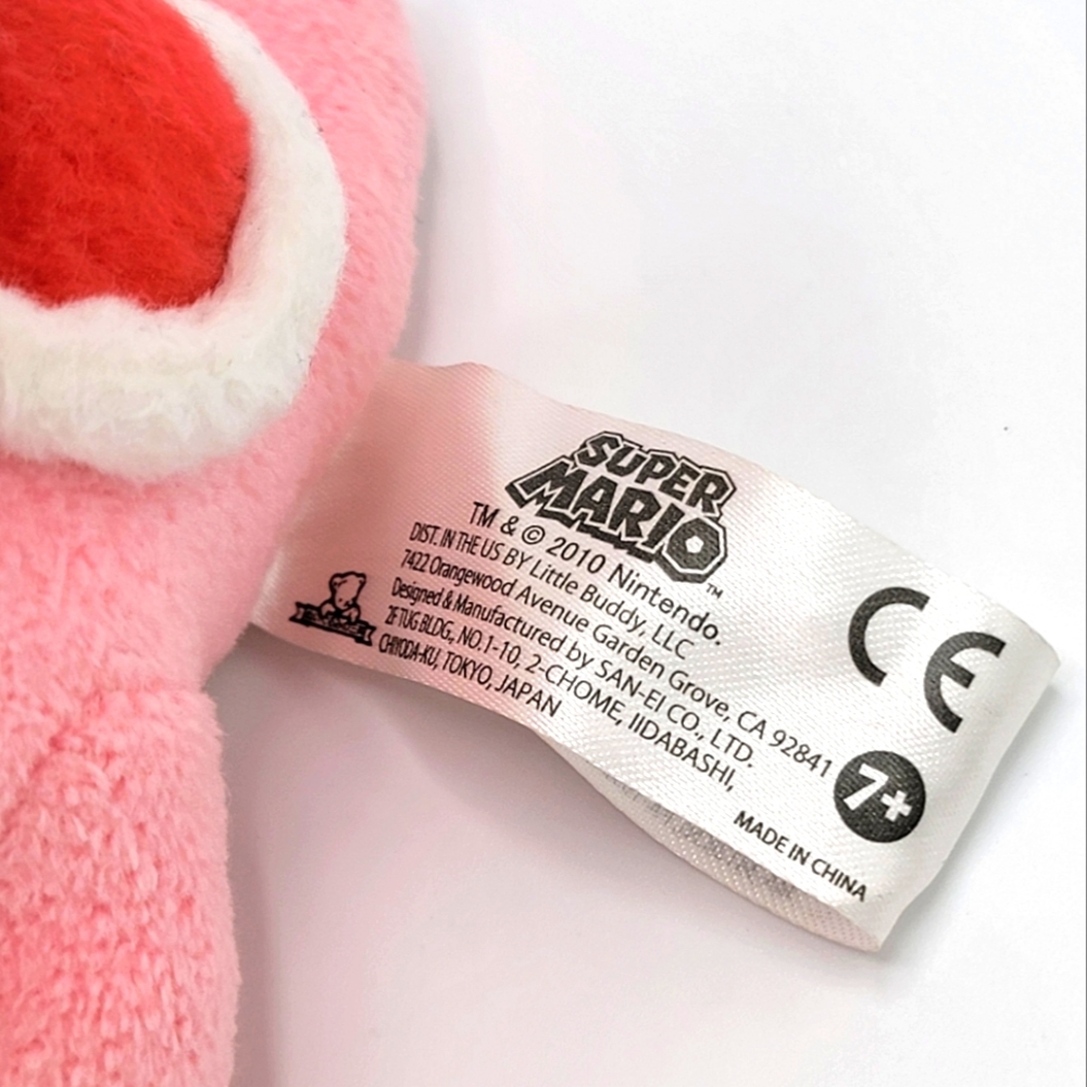 San-ei Boeki Super Mario All Star Collection Pink Yoshi S Plush - Picture 5 of 6
